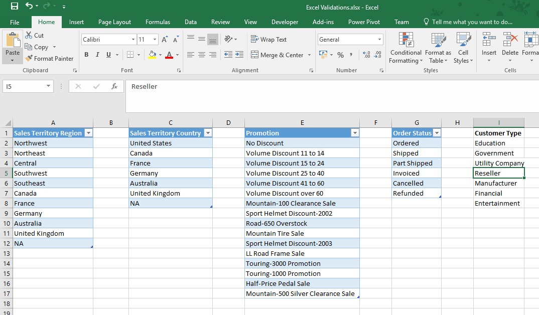 how to make a drop down list in excel table