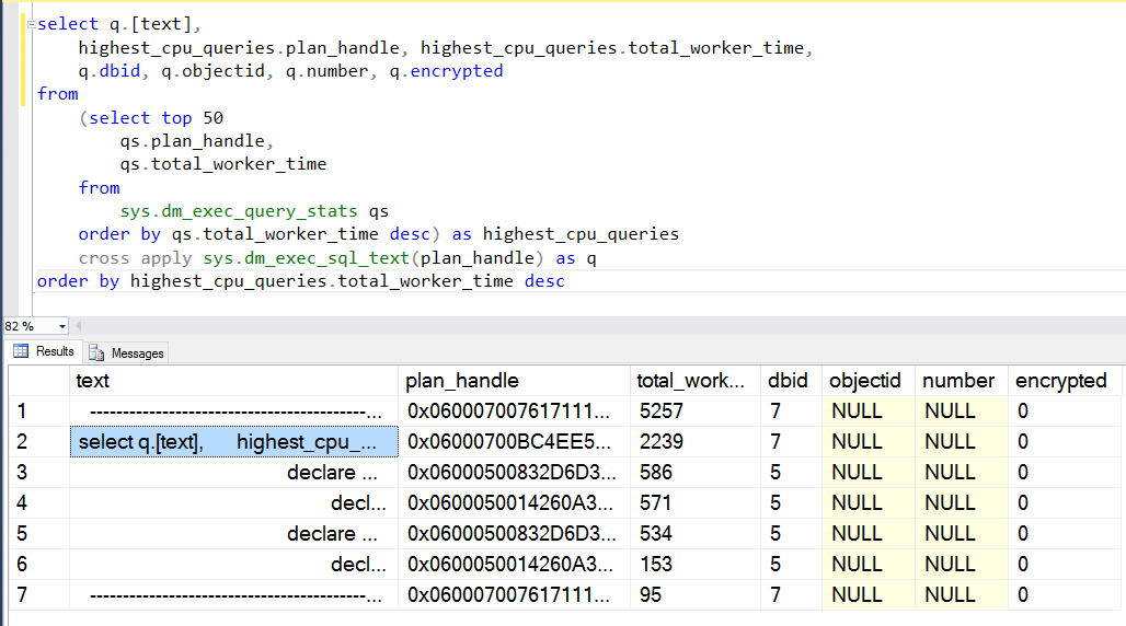 running query in sqlpro